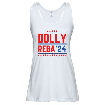 Dolly Reba 2024 Funny Political Ladies Essential Flowy Tank