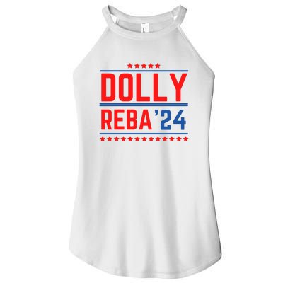 Dolly Reba 2024 Funny Political Women’s Perfect Tri Rocker Tank