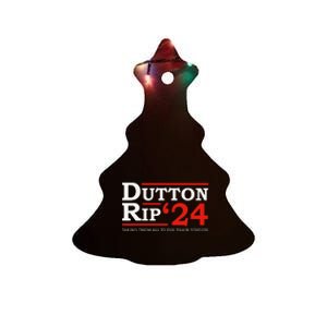 Dutton Rip 2024 President Day 4th of July Ceramic Tree Ornament