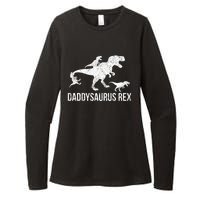 Daddysaurus Rex 3 Daddy Dinosaur Womens CVC Long Sleeve Shirt