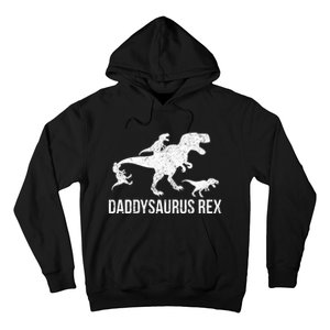 Daddysaurus Rex 3 Daddy Dinosaur Vneck Hoodie