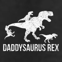 Daddysaurus Rex 3 Daddy Dinosaur Vneck Adult Drive Performance Visor