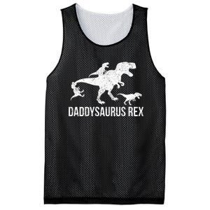 Daddysaurus Rex 3 Daddy Dinosaur Vneck Mesh Reversible Basketball Jersey Tank