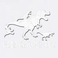 Daddysaurus Rex 3 Daddy Dinosaur Vneck Garment-Dyed Sweatshirt