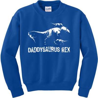 Daddysaurus Rex 3 Fathers Day Dinosaur Family Fun Gift Cute Gift Kids Sweatshirt