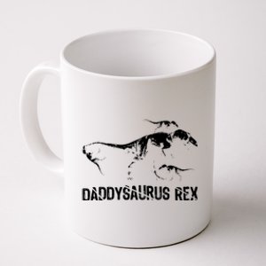 Daddysaurus Rex 3 Fathers Day Dinosaur Family Fun Gift Cute Gift Coffee Mug