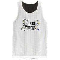 Down Right Awesome For Down Syndrome Awareness Gift Mesh Reversible Basketball Jersey Tank