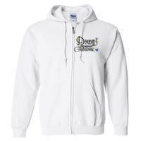 Down Right Awesome For Down Syndrome Awareness Gift Full Zip Hoodie