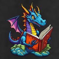 Dragon Reading A Book Cool Comfort Performance Bucket Hat