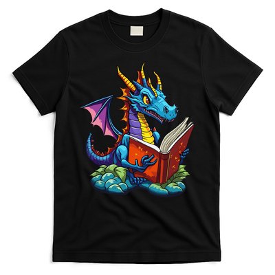 Dragon Reading A Book T-Shirt