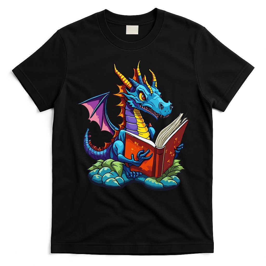 Dragon Reading A Book T-Shirt