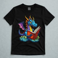 Dragon Reading A Book T-Shirt