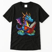 Dragon Reading A Book Tall T-Shirt