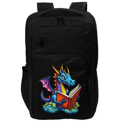 Dragon Reading A Book Impact Tech Backpack