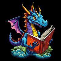 Dragon Reading A Book Bucket Hat