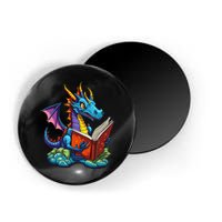 Dragon Reading A Book Magnet