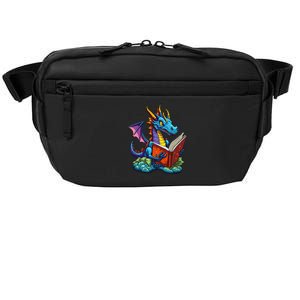 Dragon Reading A Book Crossbody Pack