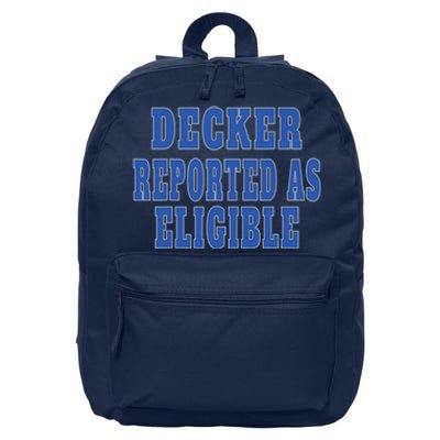 Decker Reported As Eligible Trendy 16 in Basic Backpack