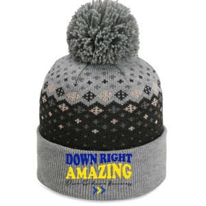 Down Right Amazing Down Syndrome Awareness The Baniff Cuffed Pom Beanie