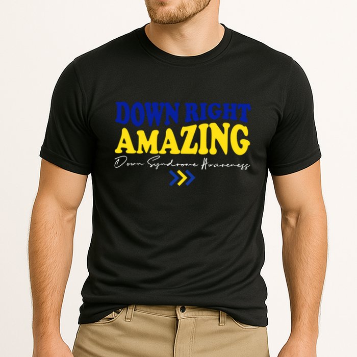 Down Right Amazing Down Syndrome Awareness Performance Shirt