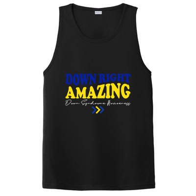 Down Right Amazing Down Syndrome Awareness PosiCharge Competitor Tank