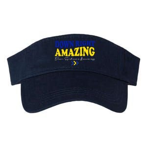 Down Right Amazing Down Syndrome Awareness Valucap Bio-Washed Visor