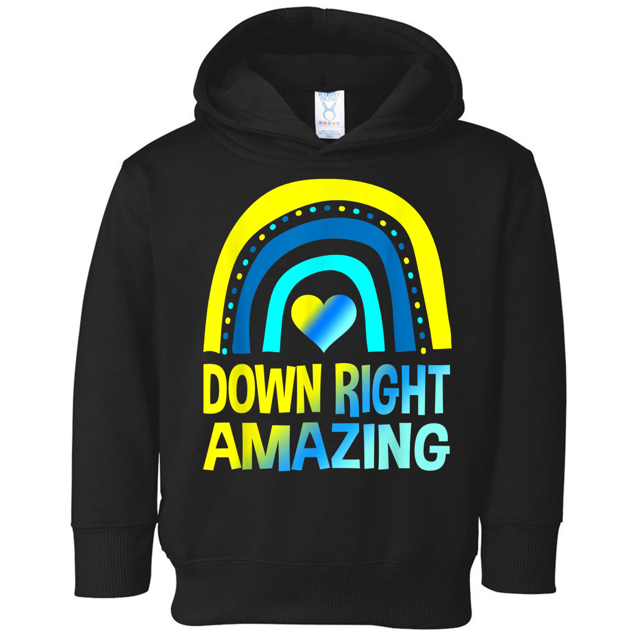 Down Right Amazing Down Syndrome Shirts Awareness Toddler Hoodie