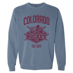 Distressed Retro Avalanche Party Tailgate Gameday Fan Gift Garment-Dyed Sweatshirt