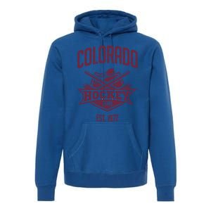 Distressed Retro Avalanche Party Tailgate Gameday Fan Gift Premium Hoodie