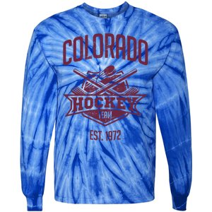 Distressed Retro Avalanche Party Tailgate Gameday Fan Gift Tie-Dye Long Sleeve Shirt