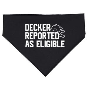 Decker Reported As Eligible USA-Made Doggie Bandana