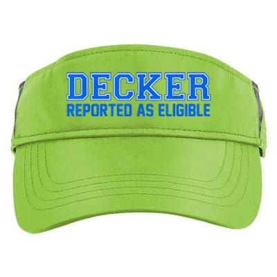 Decker Reported As Eligible Adult Drive Performance Visor