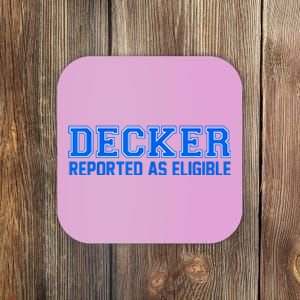 Decker Reported As Eligible Coaster