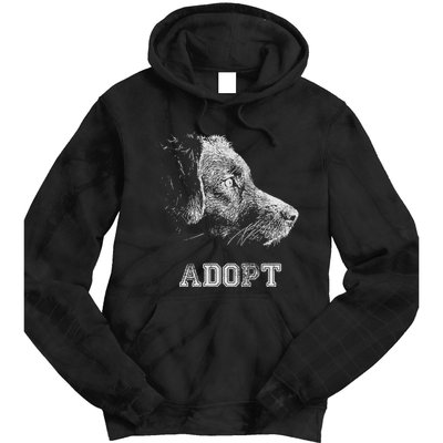 Dog Rescue And Adopt Tie Dye Hoodie