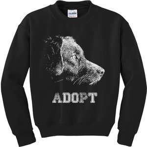 Dog Rescue And Adopt Kids Sweatshirt