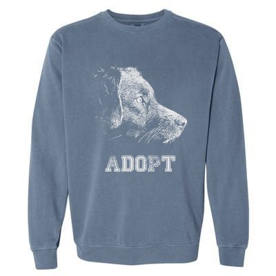 Dog Rescue And Adopt Garment-Dyed Sweatshirt