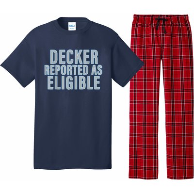 Decker Reported As Eligible Trendy Pajama Set