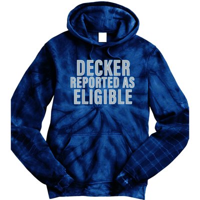 Decker Reported As Eligible Trendy Tie Dye Hoodie