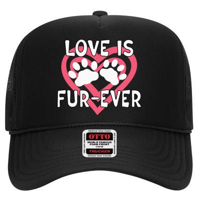 DOG RESCUE ANIMAL RESCUE DOG ADOPTION High Crown Mesh Back Trucker Hat