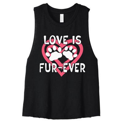 DOG RESCUE ANIMAL RESCUE DOG ADOPTION Women's Racerback Cropped Tank