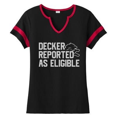 Decker Reported As Eligible Ladies Halftime Notch Neck Tee