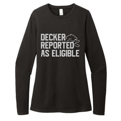 Decker Reported As Eligible Womens CVC Long Sleeve Shirt