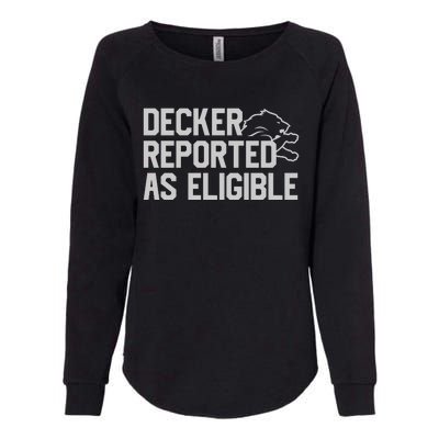 Decker Reported As Eligible Womens California Wash Sweatshirt