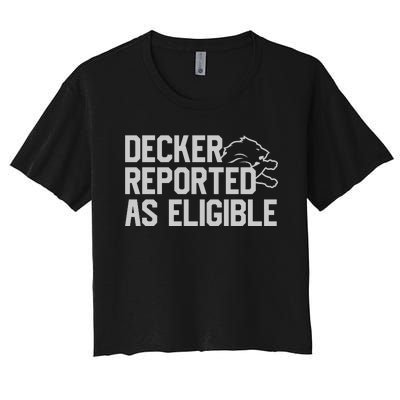 Decker Reported As Eligible Women's Crop Top Tee