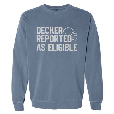 Decker Reported As Eligible Garment-Dyed Sweatshirt