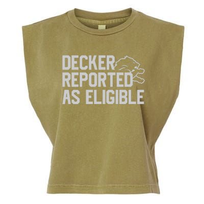 Decker Reported As Eligible Garment-Dyed Women's Muscle Tee