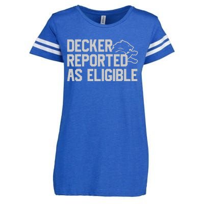 Decker Reported As Eligible Enza Ladies Jersey Football T-Shirt