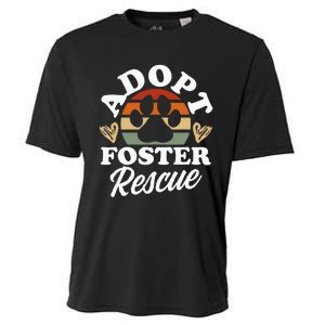 Dog Rescue Adopt Foster Rescue Animal Rescue Cooling Performance Crew T-Shirt