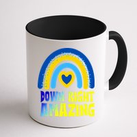 Down Right Amazing Rainbow Down Syndrome Awareness Mug