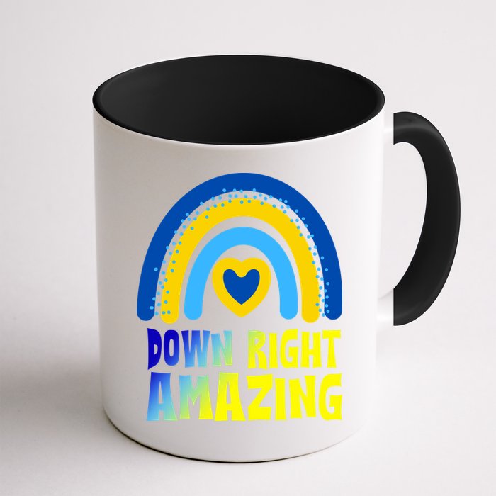 Down Right Amazing Rainbow Down Syndrome Awareness Mug